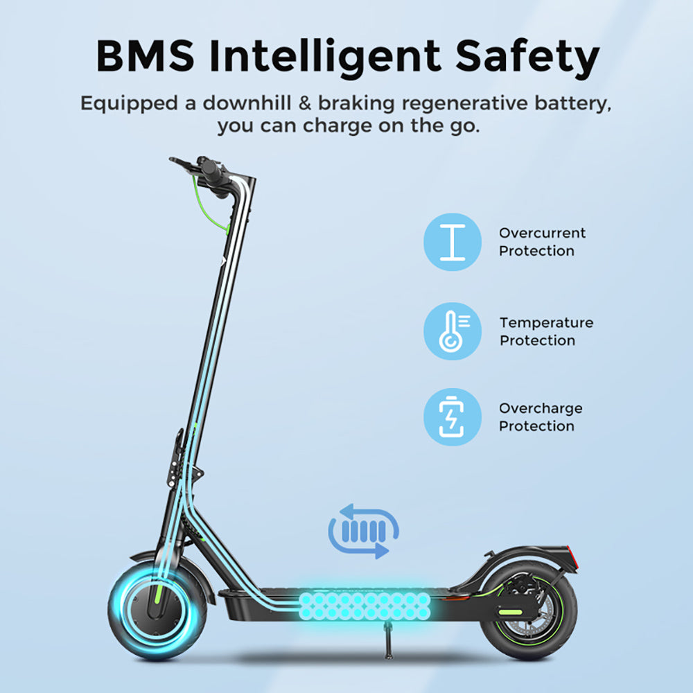 isinwheel S9 Pro Elektroroller, 350-W-Motor, 36-V-7,5-Ah-Akku, 8,5-Zoll-Luftreifen, 25 km/h Höchstgeschwindigkeit, 28 km Reichweite, App-Steuerung