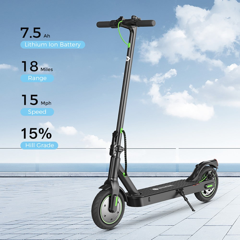 isinwheel S9 Pro Elektroroller, 350-W-Motor, 36-V-7,5-Ah-Akku, 8,5-Zoll-Luftreifen, 25 km/h Höchstgeschwindigkeit, 28 km Reichweite, App-Steuerung