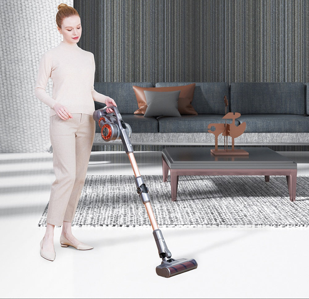 Aspiradora de mano inalámbrica flexible JIMMY H9 Pro con potente succión de 200 AW, motor de 600 W, 80 minutos de autonomía, ruido ultrabajo para la limpieza de suelos y muebles, de Xiaomi - Oro