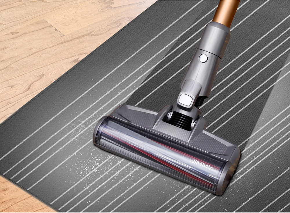 Aspiradora de mano inalámbrica flexible JIMMY H9 Pro con potente succión de 200 AW, motor de 600 W, 80 minutos de autonomía, ruido ultrabajo para la limpieza de suelos y muebles, de Xiaomi - Oro