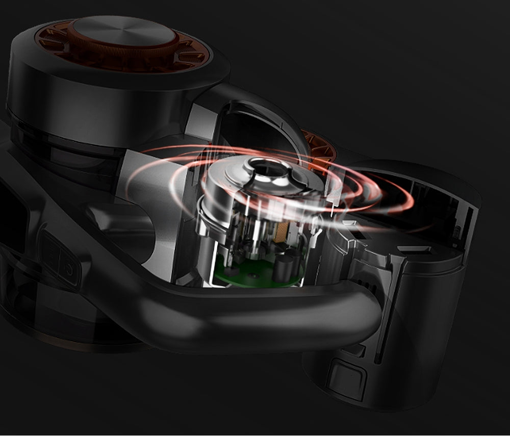 Aspiradora de mano inalámbrica flexible JIMMY H9 Pro con potente succión de 200 AW, motor de 600 W, 80 minutos de autonomía, ruido ultrabajo para la limpieza de suelos y muebles, de Xiaomi - Oro