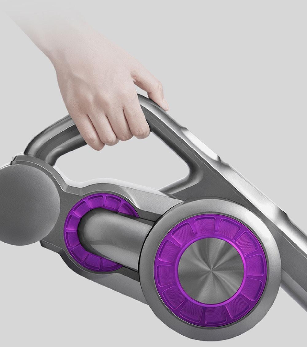 JIMMY JV85 Pro, versión de fregado, aspiradora inalámbrica de mano flexible 2 en 1, aspira y friega, 200 AW de potente succión, motor digital sin escobillas de 550 W, 70 minutos de autonomía, depósito de agua de 200 ml, ruido ultrabajo - Morado