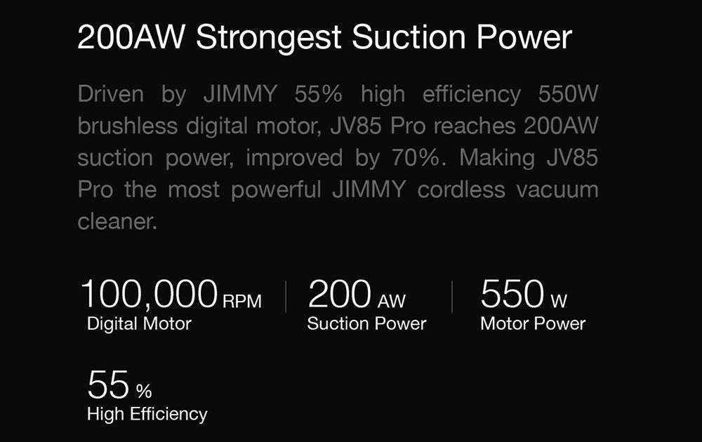 JIMMY JV85 Pro, versión de fregado, aspiradora inalámbrica de mano flexible 2 en 1, aspira y friega, 200 AW de potente succión, motor digital sin escobillas de 550 W, 70 minutos de autonomía, depósito de agua de 200 ml, ruido ultrabajo - Morado