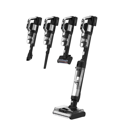 JIMMY PW11 Pro 4-in-1 Cordless Vacuum &amp; Washer, 460W Strong Power, Double Cleaning, Hot Air Fast Dry, LED Screen, 180° Lay Flat Design, Dual Roller Brushes, For Hard Floors, Pet Hair, Silver-black Color