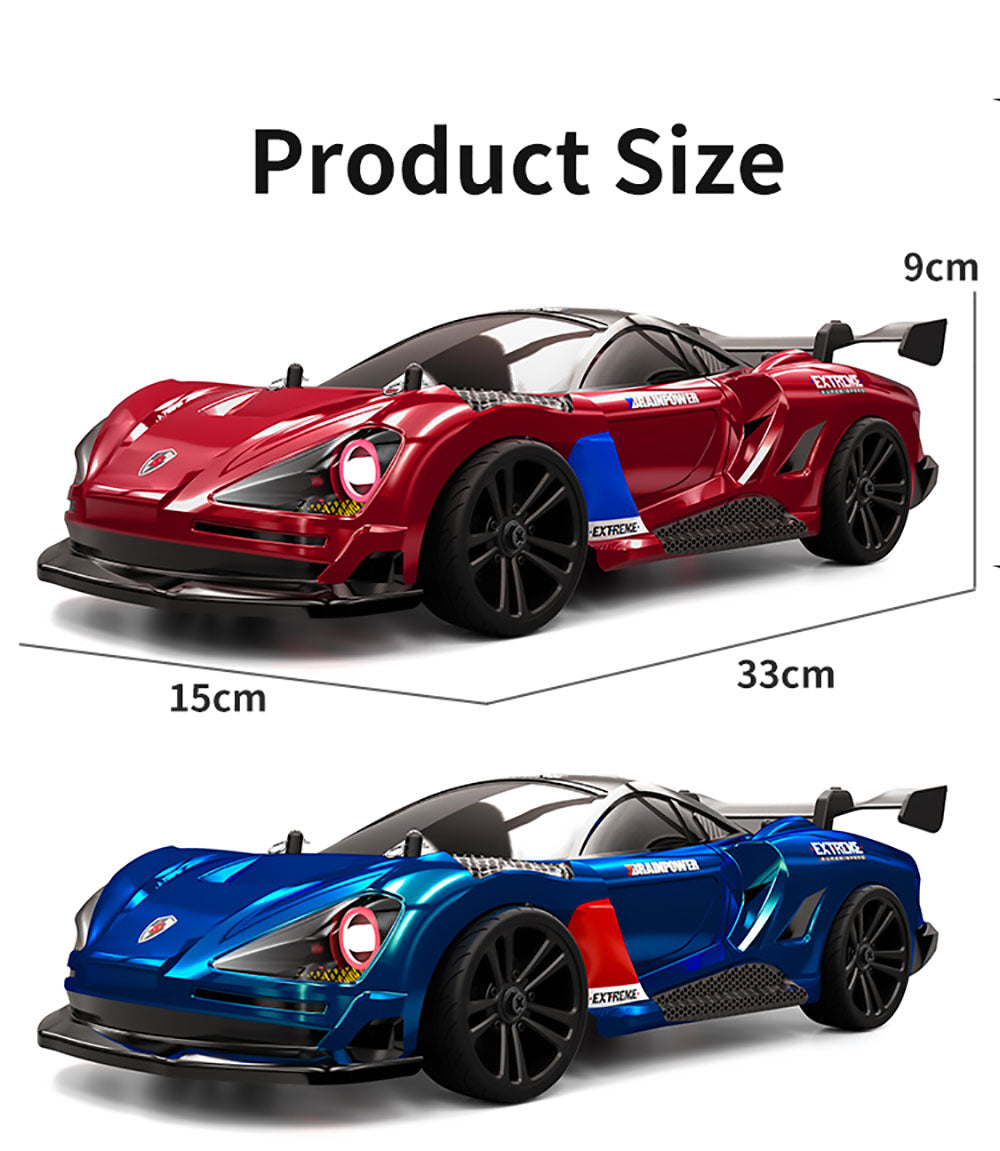 JJRC Q117 F 1:16 2.4G 4WD 35KM/H Drift Car Full Proportional Control with Angle Head Light - Blue