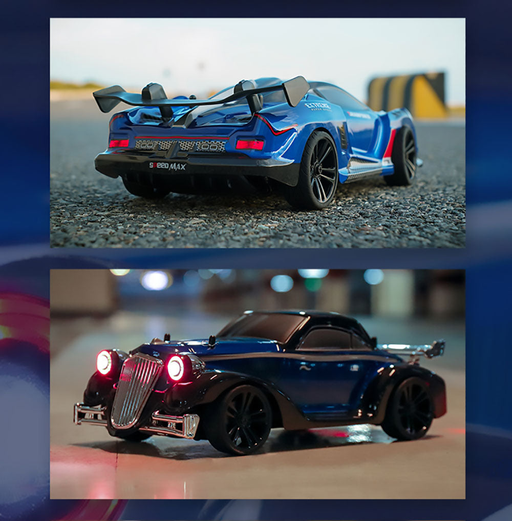 JJRC Q117 F 1:16 2.4G 4WD 35KM/H Drift Car Full Proportional Control with Angle Head Light - Blue