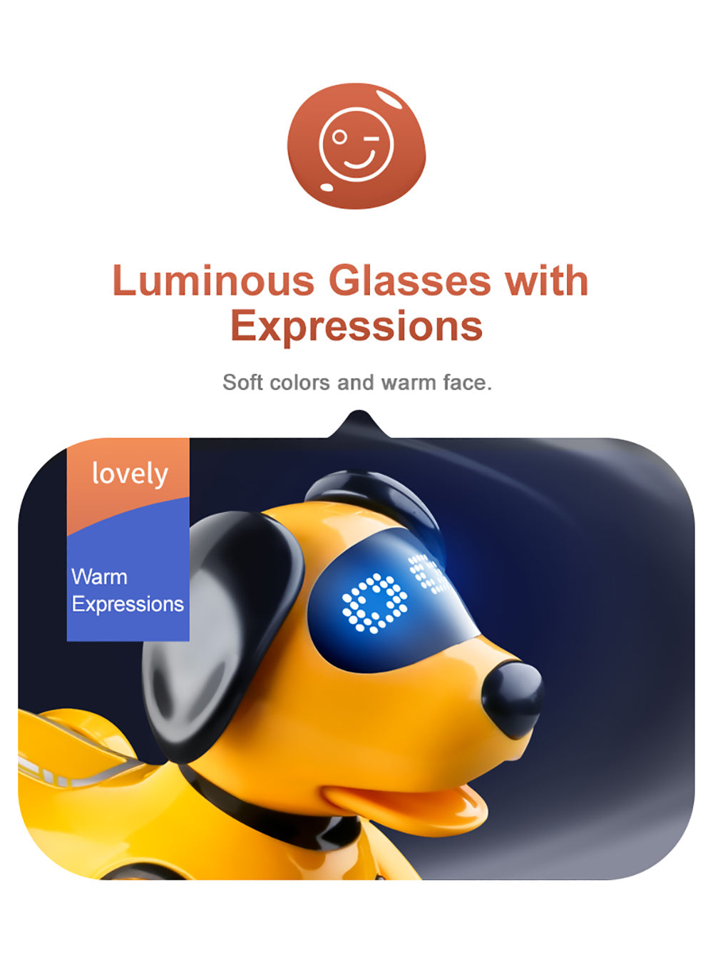 JJRC R19 Remote Control Robot Dog Toy Interaction RC Robotic Stunt Puppy Educational Toy for Kids - White