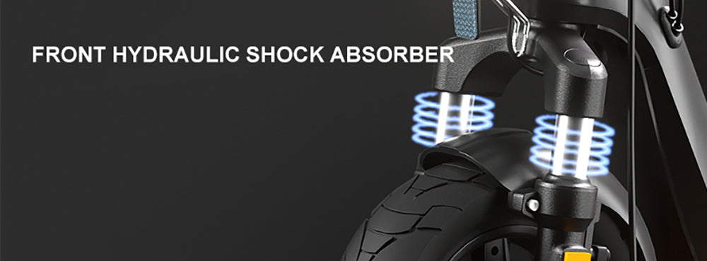 JOYOR C10E Elektroroller, ABE-Zertifizierung, 500-W-Motor, 48-V-10,4-Ah-Akku, 10-Zoll-Reifen, 20 km/h Höchstgeschwindigkeit, 40 km Reichweite, Scheibenbremse vorne und hinten, Stoßdämpfer vorne