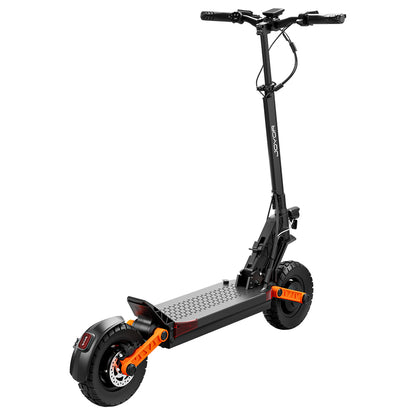 JOYOR S10-Z Electric Scooter 10 Inch Off-road Tires 60V 18Ah Battery 1000W*2 Dual Motor 70-85KM Range 120KG Load Double Hydraulic Disc Brakes Shock absorber Turn signal Smart LED Display update from S10-S - Black