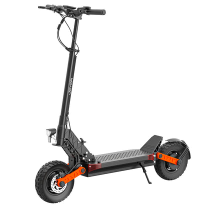JOYOR S10-Z Electric Scooter 10 Inch Off-road Tires 60V 18Ah Battery 1000W*2 Dual Motor 70-85KM Range 120KG Load Double Hydraulic Disc Brakes Shock absorber Turn signal Smart LED Display update from S10-S - Black
