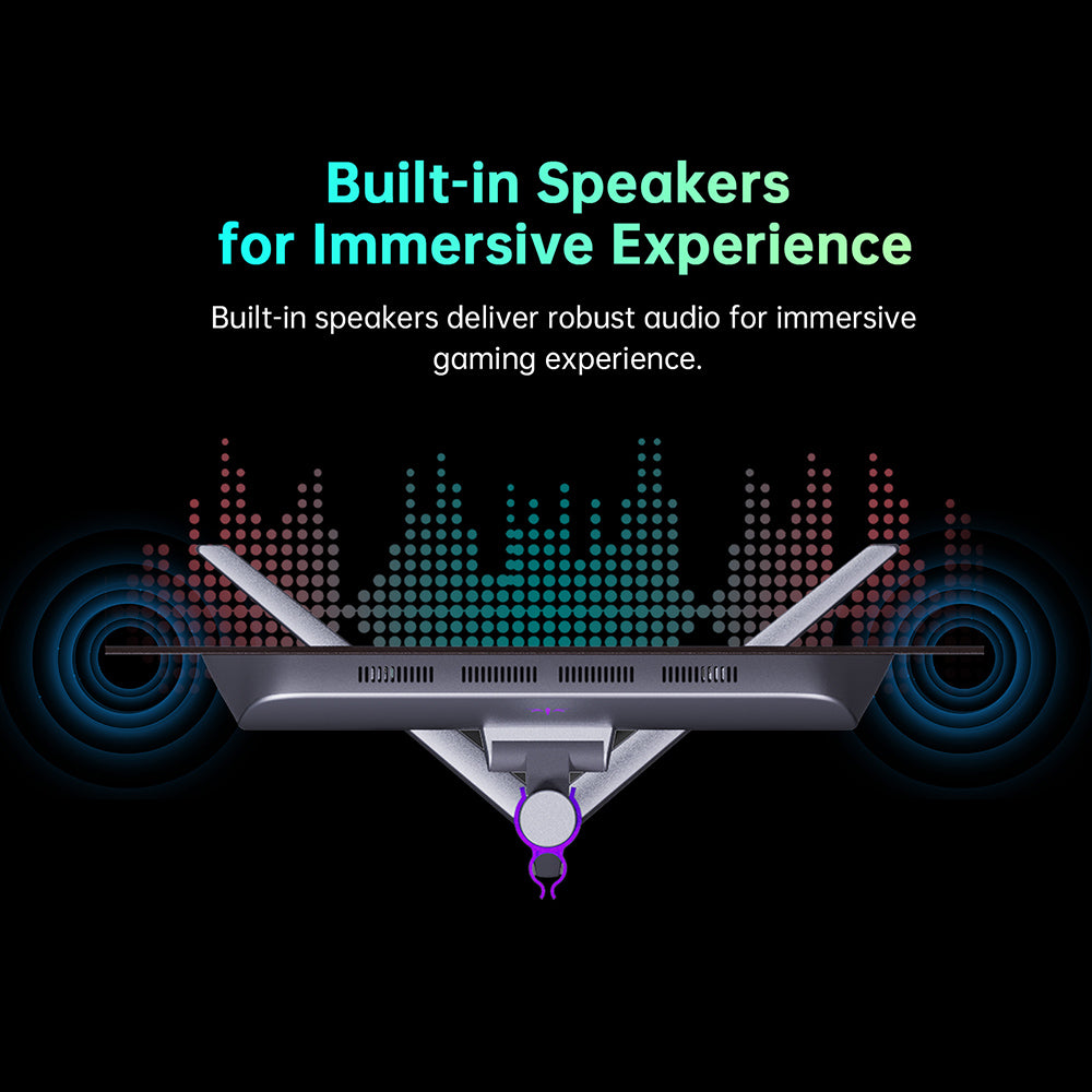 KTC G27P6 27-inch LG OLED Gaming Monitor, 2560x1440 16:9 240Hz Refresh Rate, 1500000:1 Constrast Ratio, 136% sRGB HDR10 0.03ms GTG Response Time, Low Blue FreeSync&amp;G-Sync, 3xUSB3.0 2xHDMI2.0 DP1.4 Type-C, Built-in Speakers KVM 65W Reverse Charge VESA