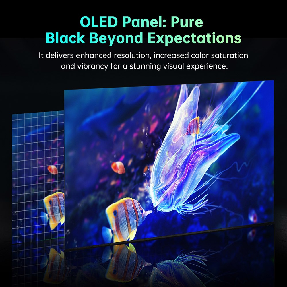 KTC G27P6 27-Inch OLED Gaming Monitor with 2560x1440 Resolution, 240Hz Refresh & 0.03ms GTG - EU Plug