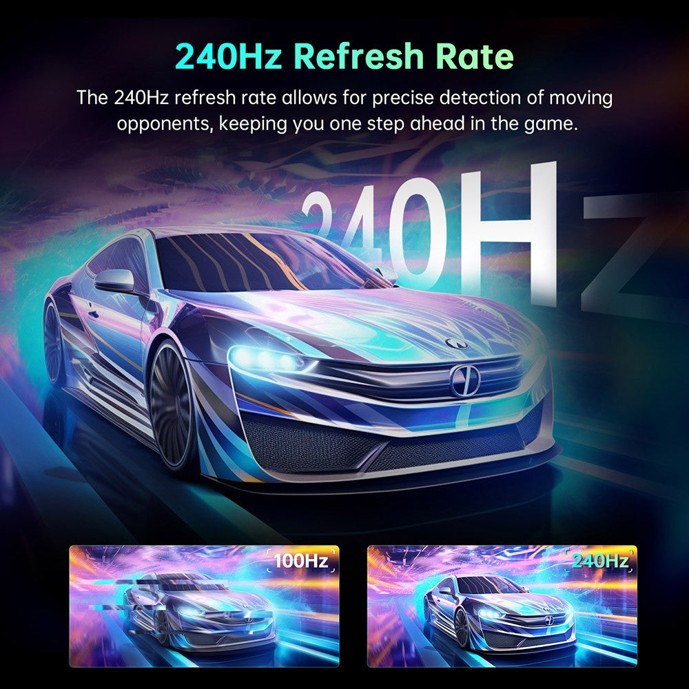 KTC G27P6 27-Inch OLED Gaming Monitor with 2560x1440 Resolution, 240Hz Refresh & 0.03ms GTG - EU Plug