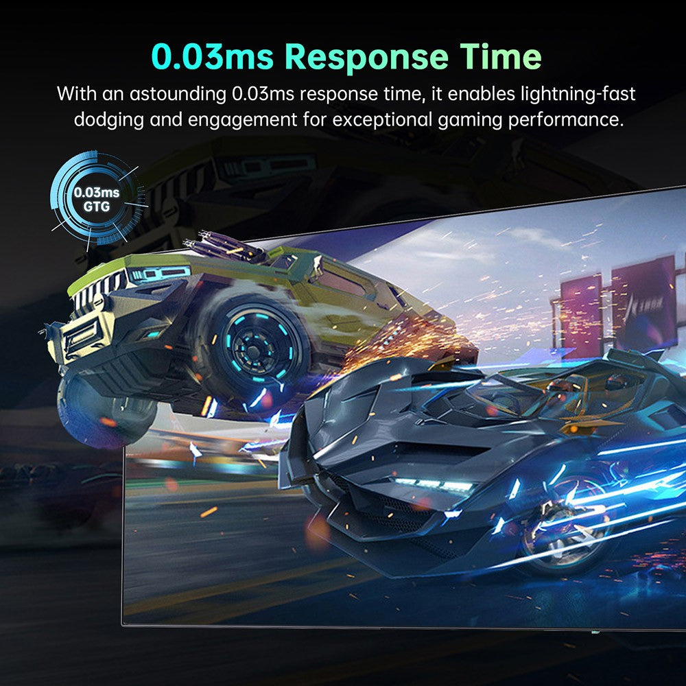 KTC G27P6 27-Inch OLED Gaming Monitor with 2560x1440 Resolution, 240Hz Refresh & 0.03ms GTG - EU Plug