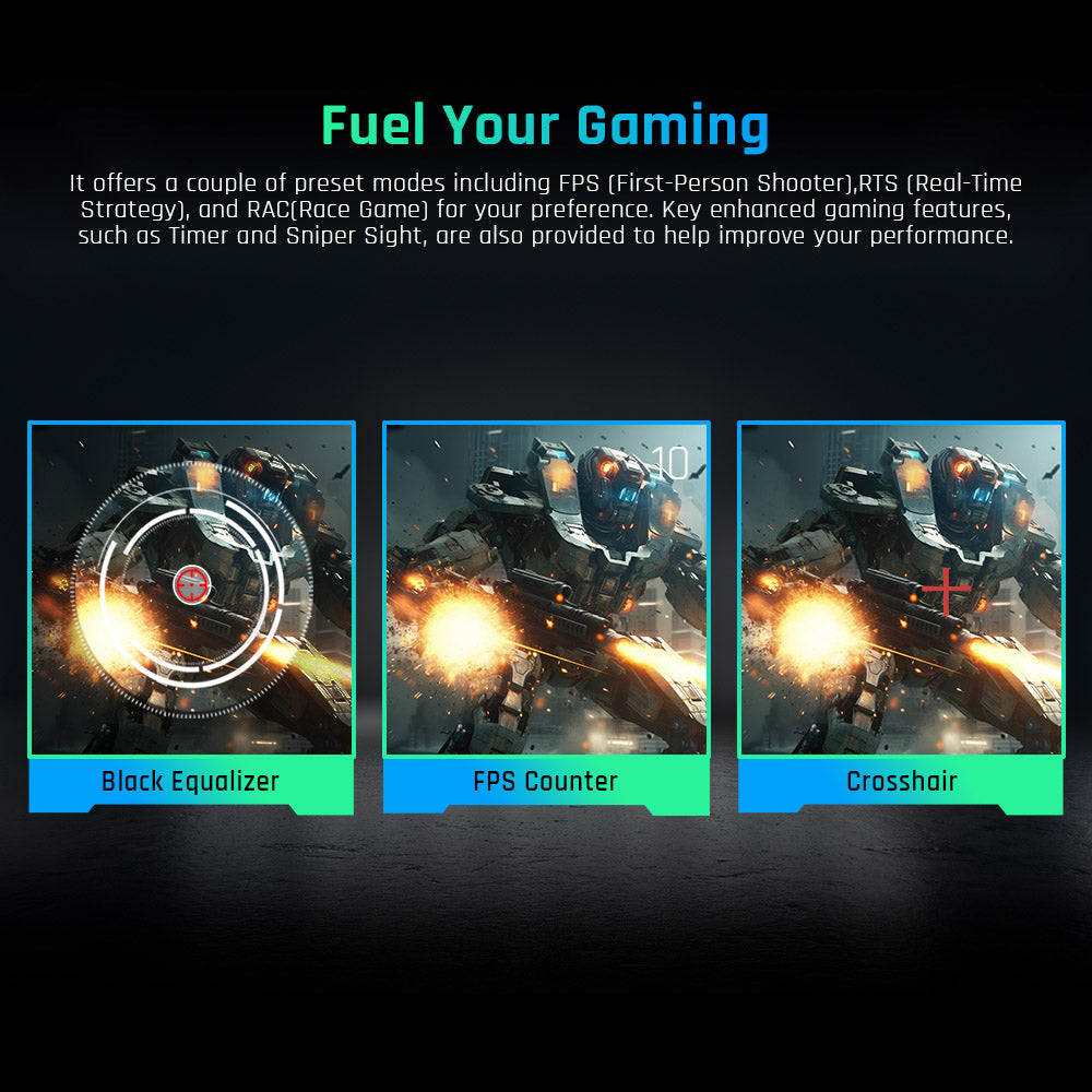 KTC H24T09P Gaming Monitor, 24 Inch 1920x1080 16:9 FHD 165Hz ELED Fast IPS Panel Screen, HDR10 1ms MPRT Response Time Low-blue Compatible with FreeSync G-Sync, 2xHDMI2.0 2xDP1.2 Audio VESA Displayer