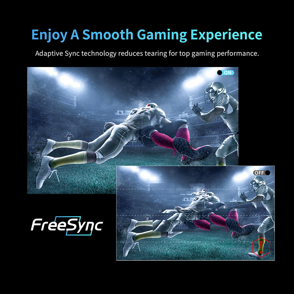 KTC H24V13 23.8-inch Gaming Monitor, 1920x1080 16:9 100Hz High Refresh Rate VA Panel, 4000:1 Contrast Ratio, 104% sRGB HDR10 16ms Response Time, Low Blue Light, FreeSync &amp; G-Sync Compatible, HDMI VGA Audio Out, VESA Wall Mount Tilt Adjustment Display