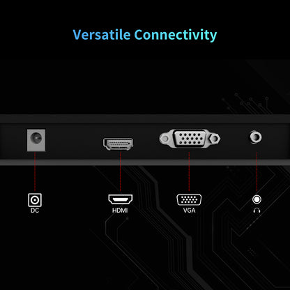 KTC H24V13 23.8-inch Gaming Monitor, 1920x1080 16:9 100Hz High Refresh Rate VA Panel, 4000:1 Contrast Ratio, 104% sRGB HDR10 16ms Response Time, Low Blue Light, FreeSync &amp; G-Sync Compatible, HDMI VGA Audio Out, VESA Wall Mount Tilt Adjustment Display