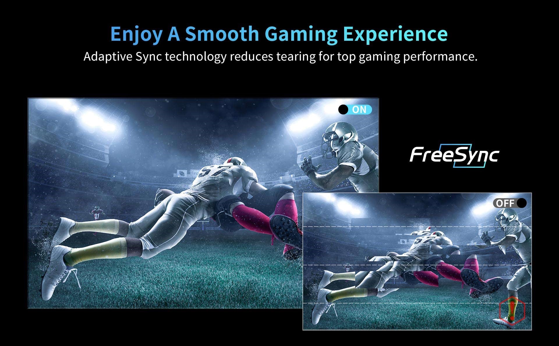 KTC H24V13 23.8-inch Gaming Monitor 100Hz 1920 x 1080 104% sRGB AdaptiveSync VESA Wall Mount Tilt Adjustment