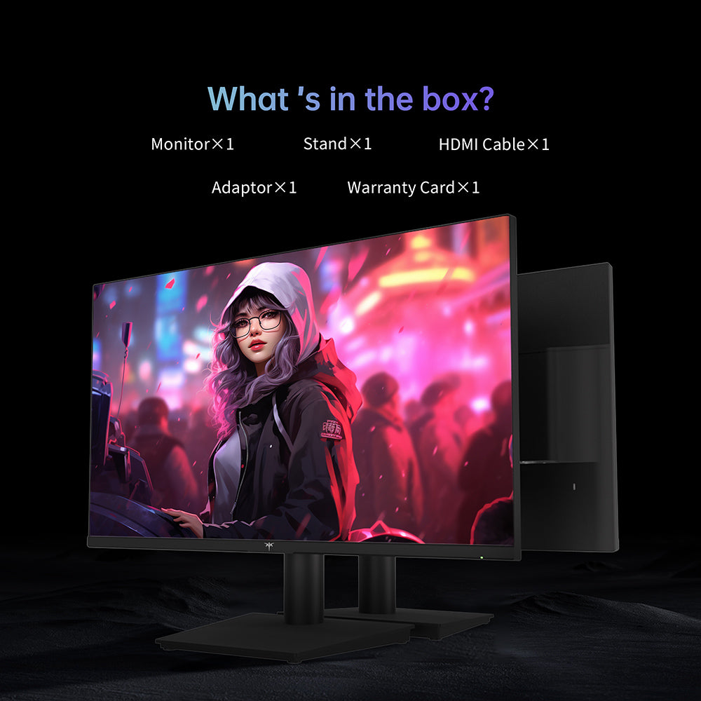 KTC H27V13 27-inch Gaming Monitor, 1920x1080 FHD 16:9 VA Panel, 100Hz Refresh Rate, 4000:1 Contrast Ratio, 106% sRGB HDR10 8ms Response Time, Low Blue Light, FreeSync &amp; G-Sync Compatible, HDMI VGA Audio Out, VESA Wall Mount Tilt Adjustment Displayer