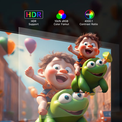 KTC H27V13 27-inch Gaming Monitor, 1920x1080 FHD 16:9 VA Panel, 100Hz Refresh Rate, 4000:1 Contrast Ratio, 106% sRGB HDR10 8ms Response Time, Low Blue Light, FreeSync &amp; G-Sync Compatible, HDMI VGA Audio Out, VESA Wall Mount Tilt Adjustment Displayer