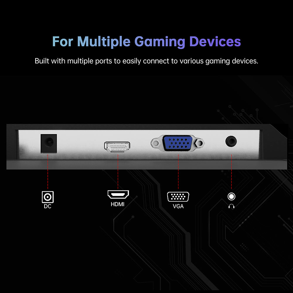 KTC H27V13 27-inch Gaming Monitor, 1920x1080 FHD 16:9 VA Panel, 100Hz Refresh Rate, 4000:1 Contrast Ratio, 106% sRGB HDR10 8ms Response Time, Low Blue Light, FreeSync &amp; G-Sync Compatible, HDMI VGA Audio Out, VESA Wall Mount Tilt Adjustment Displayer