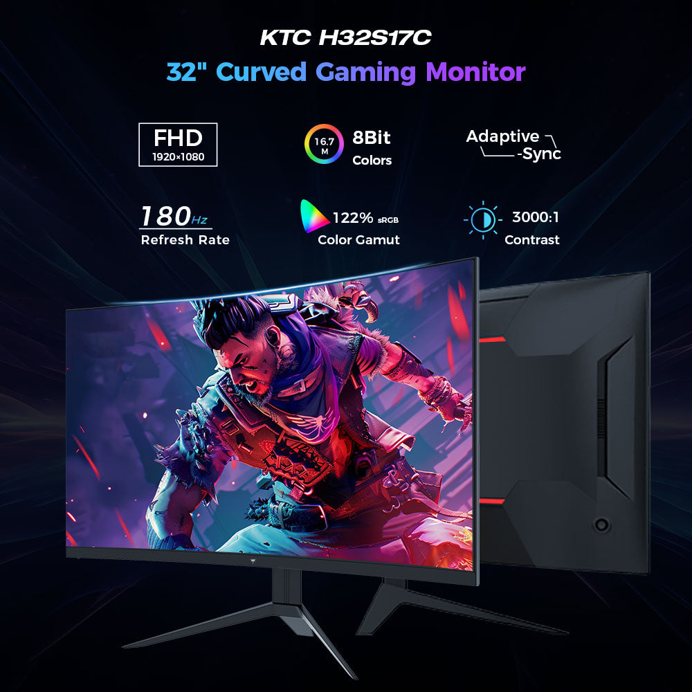 KTC 32inch FHD 180Hz H32S17C 1500R