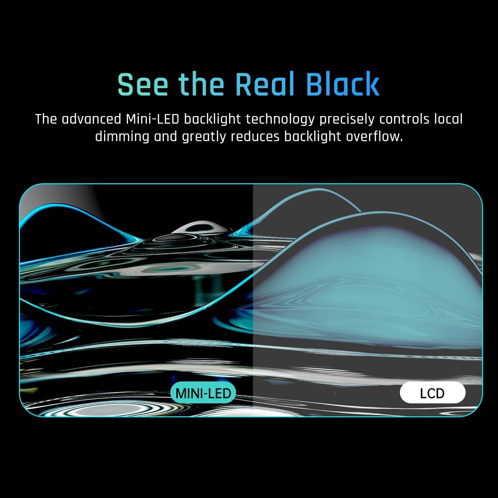 KTC M27P20 Pro 27-inch Mini LED Gaming Monitor, 3840x2160 UHD 160Hz 4K AUO Fast IPS Panel, 1ms MPRT Response Time, Quantum Dot Tech HDR 1000, FreeSync & G-Sync, Built-in Speakers, USB3.0 UpStream 2xHDMI2.1 DP1.4 90W Type-C Audio KVM VESA Wall Mount