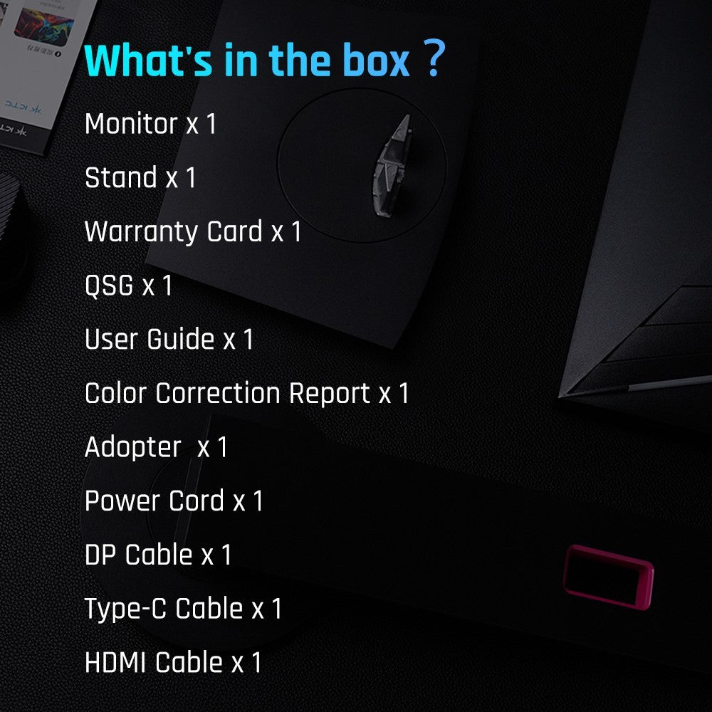 KTC M27P20 Pro 27-inch Mini LED Gaming Monitor, 3840x2160 UHD 160Hz 4K AUO Fast IPS Panel, 1ms MPRT Response Time, Quantum Dot Tech HDR 1000, FreeSync & G-Sync, Built-in Speakers, USB3.0 UpStream 2xHDMI2.1 DP1.4 90W Type-C Audio KVM VESA Wall Mount