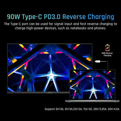 KTC M27P20 Pro 27-inch Mini LED Gaming Monitor, 3840x2160 UHD 160Hz 4K AUO Fast IPS Panel, 1ms MPRT Response Time, Quantum Dot Tech HDR 1000, FreeSync &amp; G-Sync, Built-in Speakers, USB3.0 UpStream 2xHDMI2.1 DP1.4 90W Type-C Audio KVM VESA Wall Mount