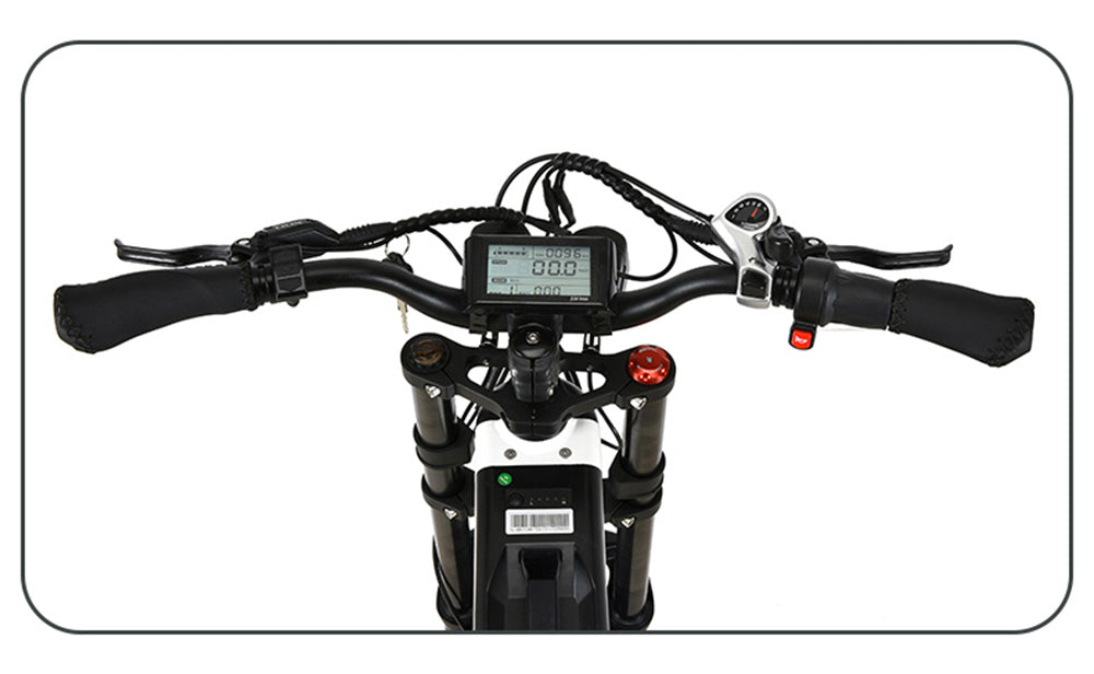 KUGOO T01 Electric Bicycle 48V 500W Motor 13Ah Battery 20X4.0 inch Hydraulic Brakes 50-65KM Mileage 150KG Load - Black
