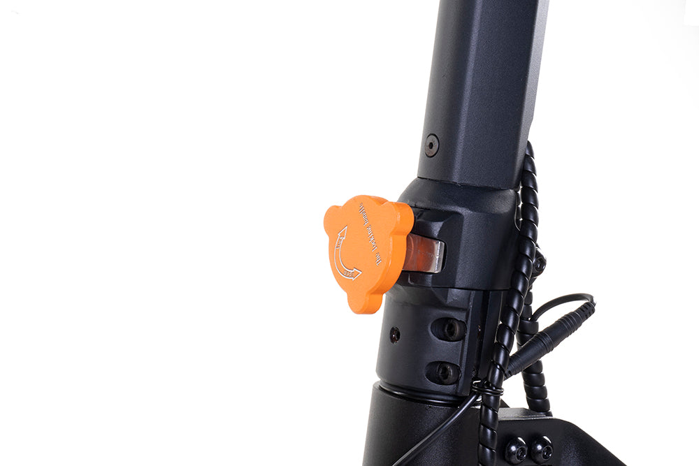 Patinete Eléctrico KuKirin G2 Max, neumáticos todoterreno de 10 pulgadas, motor de 1000 W, velocidad máxima de 55 km/h, batería de 48 V y 20 Ah, autonomía de 80 km, carga máxima de 120 kg, asiento desmontable y altura regulable.