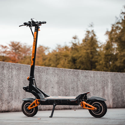 KuKirin G3 Pro 2024 Version 1200W*2 Motor Off-Road Electric Scooter 10 Inch Tire 52V 23.2Ah Removable Battery 80km range 65km/h Max Speed Dual Hydraulic Shock Absorber system IP54 Waterproof Dual Hydraulic Brake