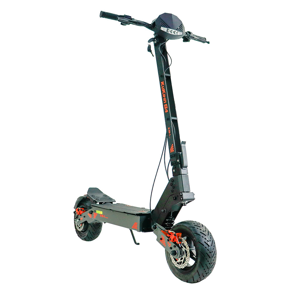Patinete eléctrico todoterreno KuKirin G4 versión mejorada con motor de 2000 W, batería de 60 V y 20 Ah, autonomía máxima de 75 km, velocidad máxima de 70 km/h, neumáticos de vacío de 11 pulgadas, intermitentes - Negro