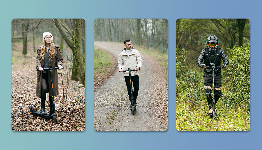 KuKirin S1 Max Foldable Electric Scooter, 350W Motor, 36V 10.4Ah Battery, 8-inch Tires, Taillight 39km Range, Spring Shock Absorption, Big Display, 15-degree slope, IP54 Waterproof Safety folding buckle