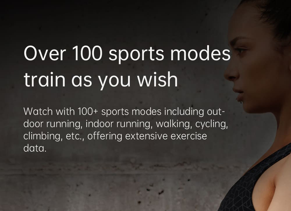 KUMI GW6 Smartwatch, 1.43-inch AMOLED HD Screen, Al Voice Function, Sleep Heart Rate Monitoring, Bluetooth Calling - Black