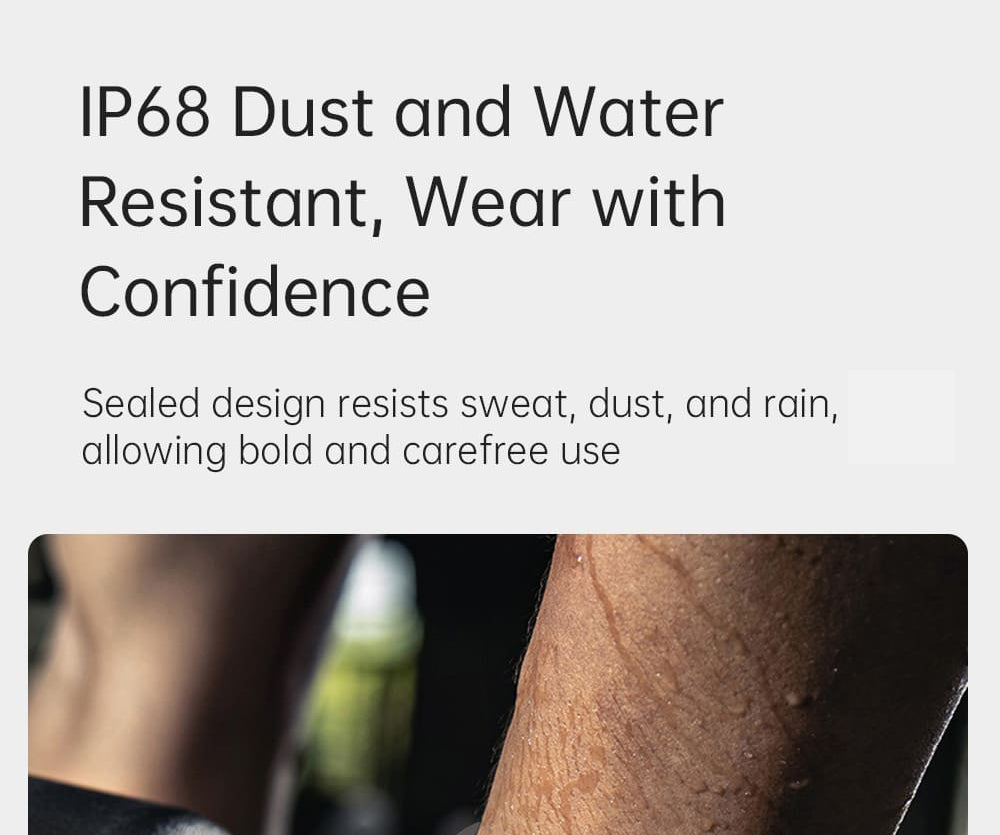 KUMI GW6 Smartwatch, 1.43-inch AMOLED HD Screen, Al Voice Function, Sleep Heart Rate Monitoring, Bluetooth Calling - Black