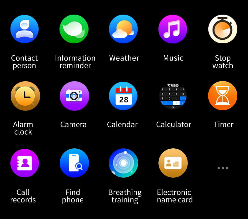 KUMI GW6 Smartwatch, 1.43-inch AMOLED HD Screen, Al Voice Function, Sleep Heart Rate Monitoring, Bluetooth Calling - Black