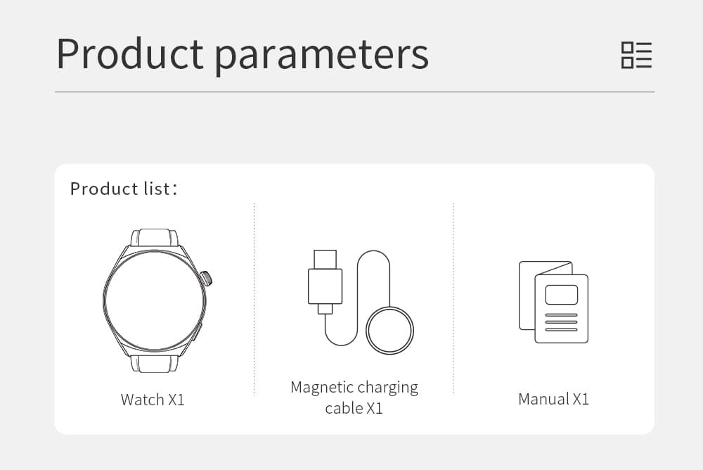 KUMI GW6 Smartwatch, 1.43-inch AMOLED HD Screen, Al Voice Function, Sleep Heart Rate Monitoring, Bluetooth Calling - Black