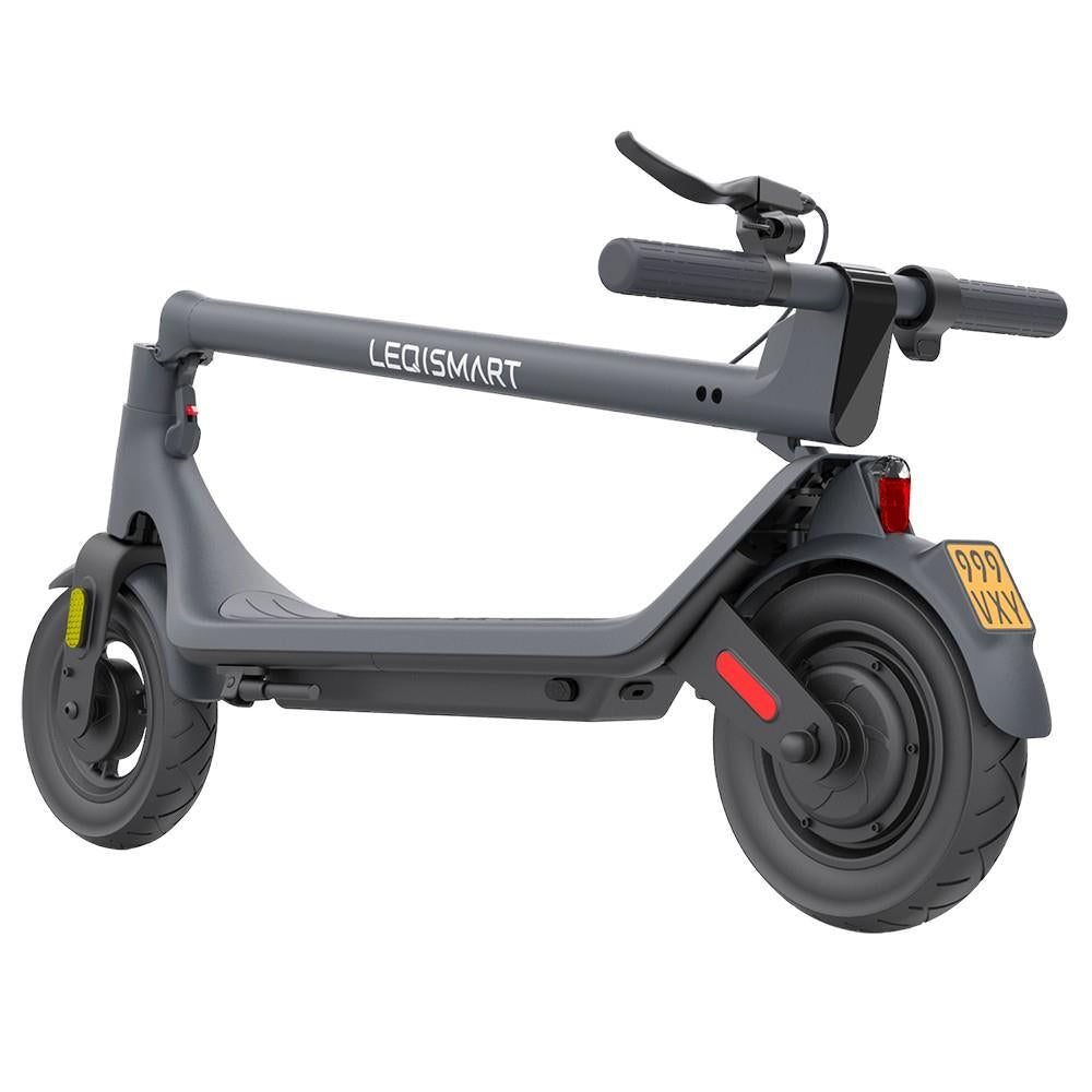Patinete eléctrico LEQISMART A11 con neumático ABE de 10 pulgadas, motor de 350 W, velocidad máxima de 20 km/h, batería de 7,8 Ah, autonomía de 30 km, carga máxima de 100 kg - Negro