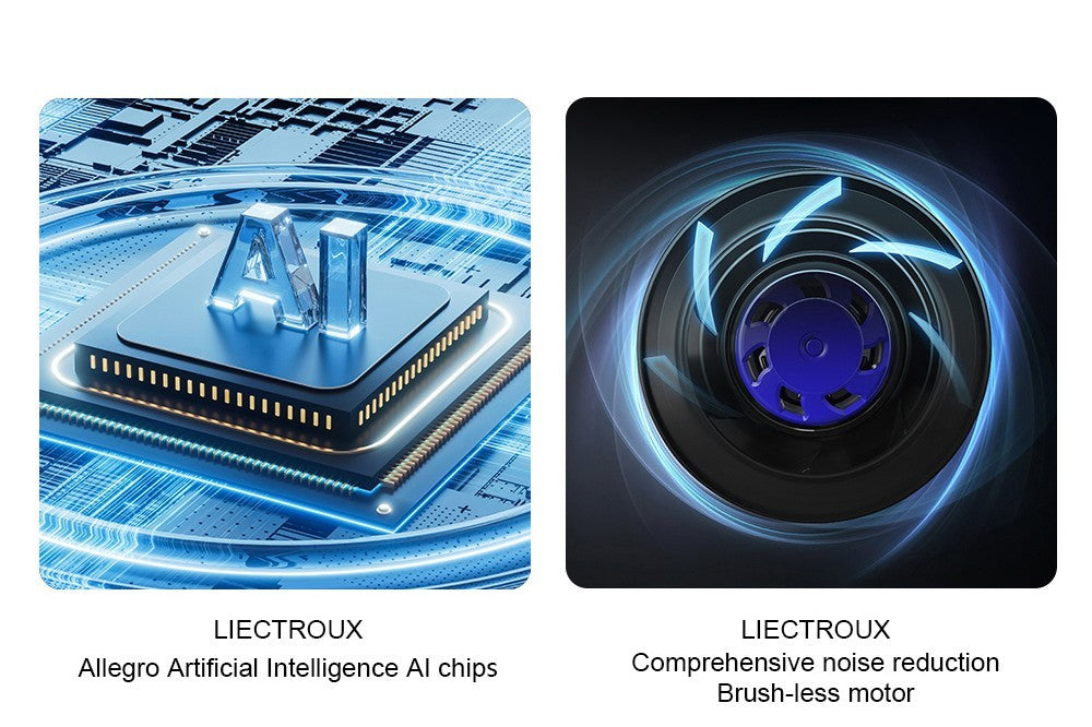 Robot Limpiacristales Liectroux HCR-09, Succión 2800Pa, 3 Modos de Limpieza Automáticos, Función SAI (Sistema de Alimentación Ininterrumpida), Detección de Bordes, Control Remoto