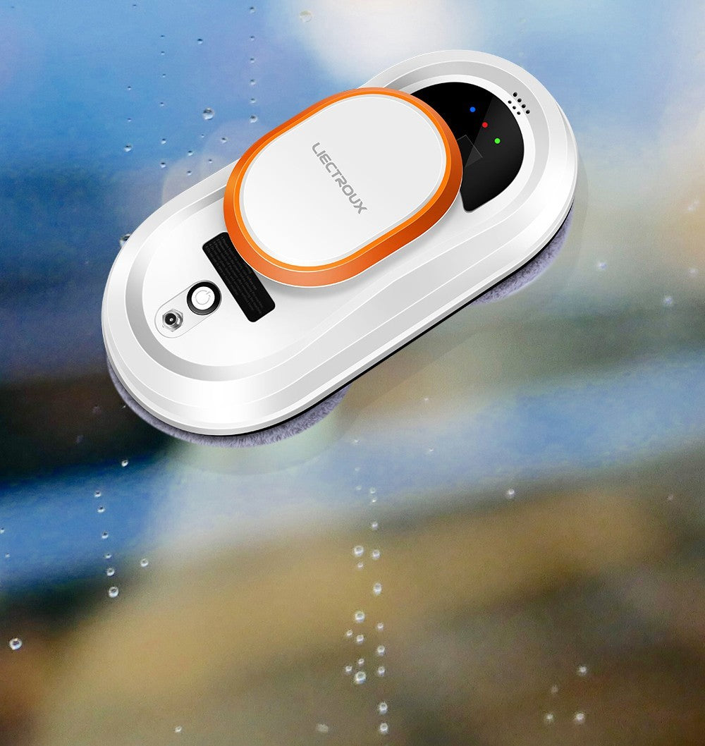 Robot Limpiacristales Liectroux HCR-09, Succión 2800Pa, 3 Modos de Limpieza Automáticos, Función SAI (Sistema de Alimentación Ininterrumpida), Detección de Bordes, Control Remoto