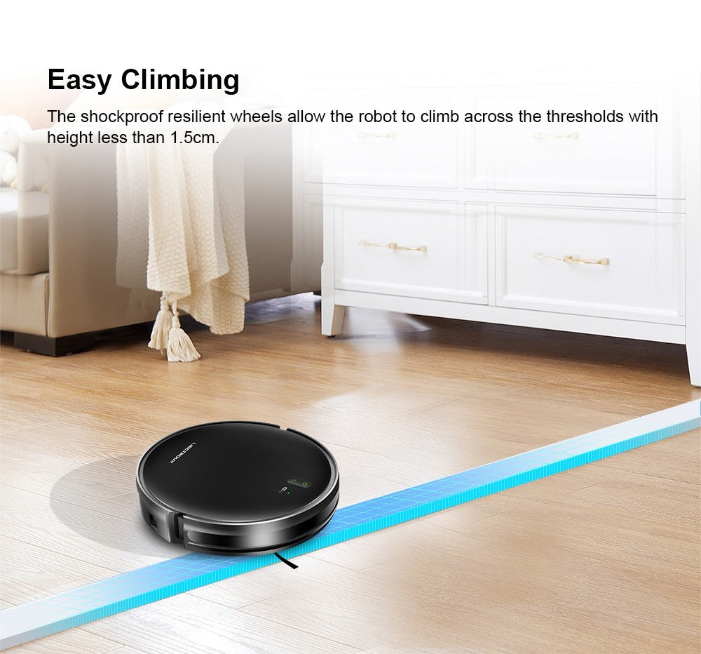 Robot Aspirador Liectroux L200, Máxima Succión 4000Pa, Mapeo Inteligente, Tanque de Agua con Control Eléctrico de 230ml, Hasta 120 Minutos de Autonomía, Control por APP/Voz, Bajo Nivel de Ruido