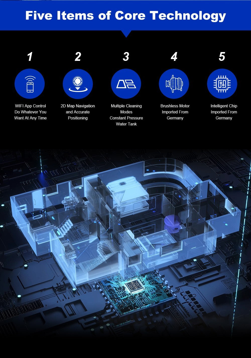 Robot Aspirador Liectroux L200, Máxima Succión 4000Pa, Mapeo Inteligente, Tanque de Agua con Control Eléctrico de 230ml, Hasta 120 Minutos de Autonomía, Control por APP/Voz, Bajo Nivel de Ruido