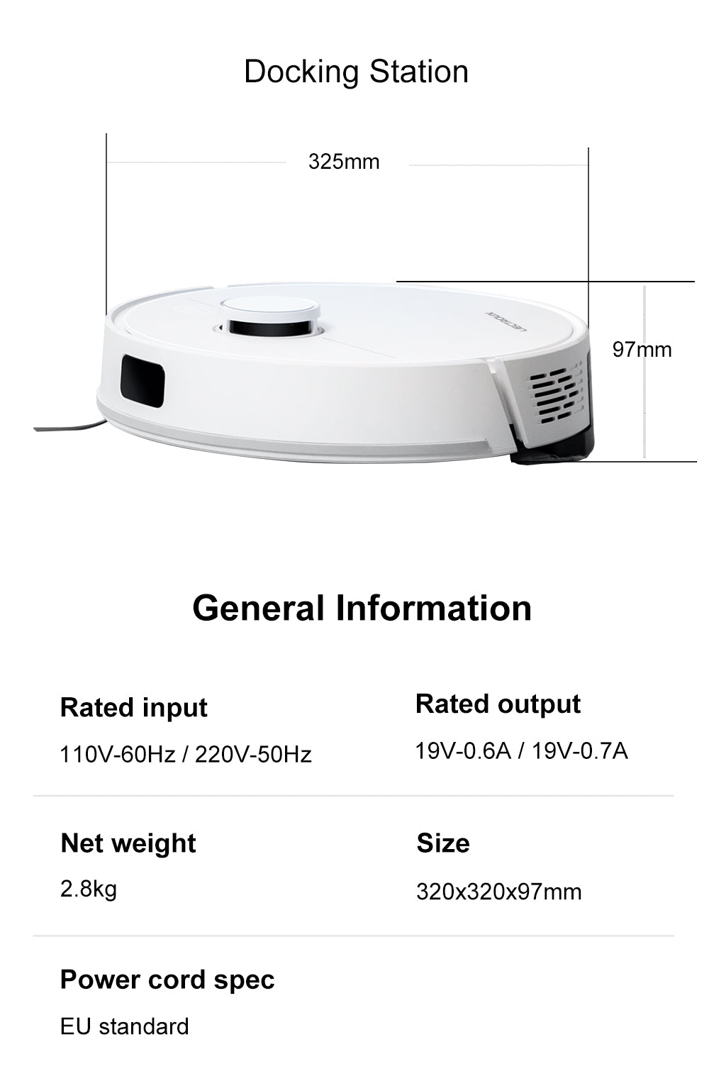 Robot aspirador Liectroux M70 Pro Lidar con vaciado automático del depósito de polvo, almacenamiento de mapas de varias plantas, fuerte succión de 6500 Pa, batería de 3200 mAh, tiempo de funcionamiento máximo de 175 minutos, aplicación inteligente y control por voz, bolsa de polvo de 3 litros, blanco.