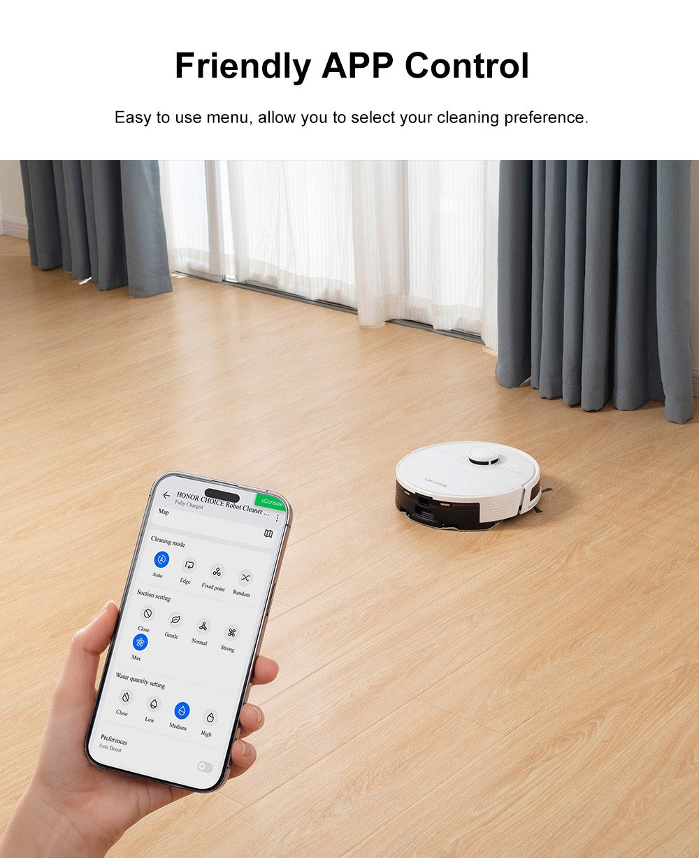 Robot aspirador Liectroux M70 Pro Lidar con vaciado automático del depósito de polvo, almacenamiento de mapas de varias plantas, fuerte succión de 6500 Pa, batería de 3200 mAh, tiempo de funcionamiento máximo de 175 minutos, aplicación inteligente y control por voz, bolsa de polvo de 3 litros, blanco.