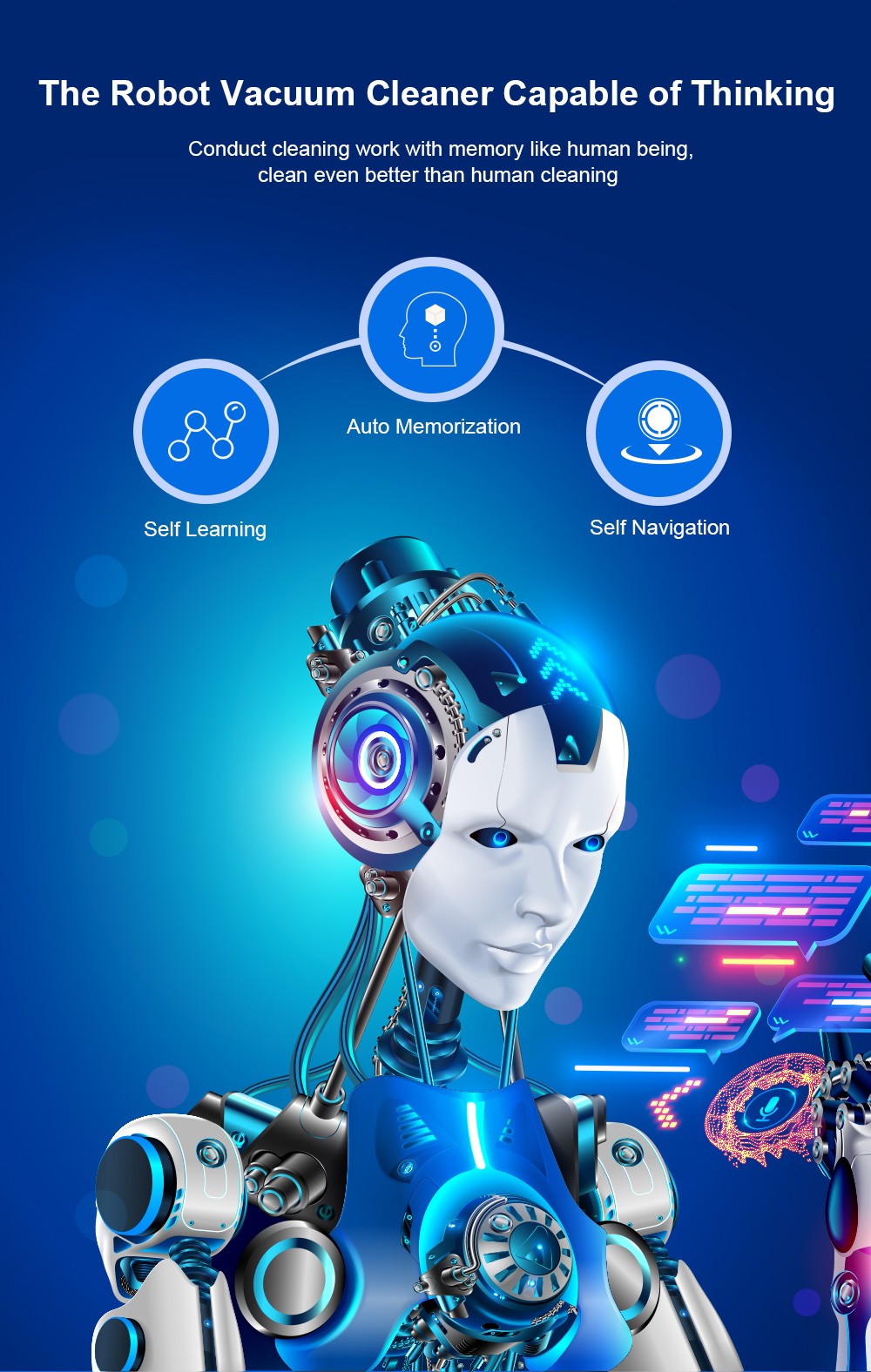 Robot aspirador y mopa húmeda combinados Liectroux N7S-U, mapeo inteligente, aplicación WiFi, succión de 6000 Pa, 120 minutos de autonomía, depósito de polvo de 400 ml y depósito de agua de 250 ml, aplicación WiFi, compatible con Alexa y Google Assistant, para pelo de mascotas, alfombras y suelos duros.
