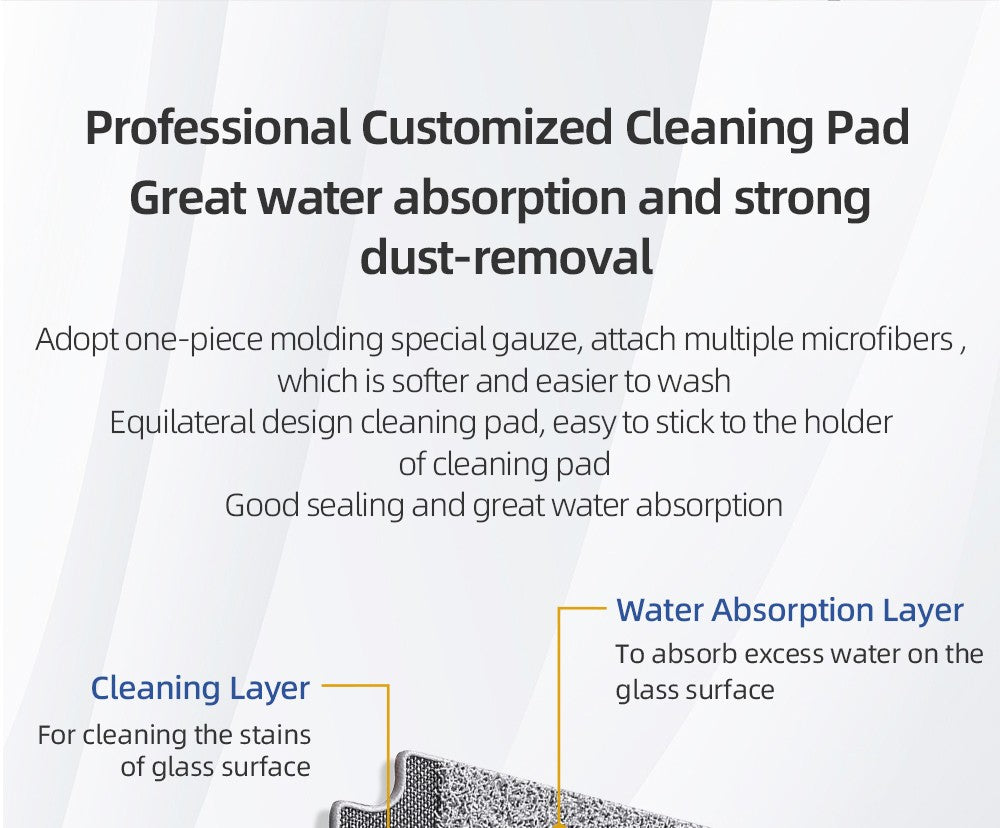 Liectroux YW509 Robot Limpiador de Ventanas, Doble Rociado de Agua, Potencia de Succión 3000Pa, Sensor Láser Anticaída, 3 Modos de Limpieza, Planificación Inteligente de Trayectoria, Bajo Nivel de Ruido, Control Remoto - Blanco