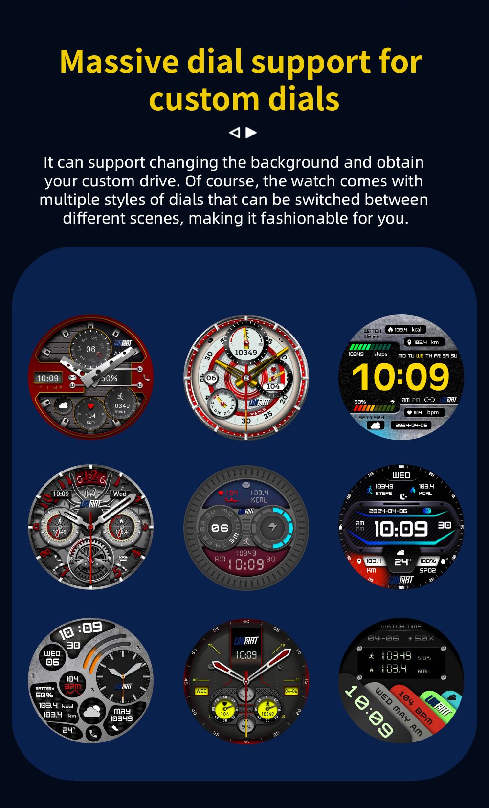 LOKMAT APPLLP 4G Smartwatch, AMOLED HD Screen, NFC Access, Heart Rate Health Monitoring, Bluetooth 4.2, Multiple Sports Modes, GPS/Beidou/Granas/AGPS/LBS Positioning