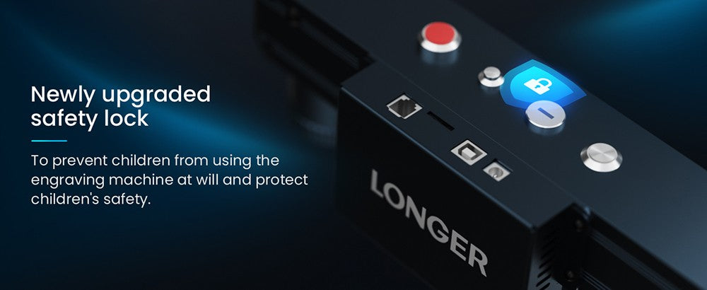 Longer Laser B1 30W Laser Engraver Cutter, 6-core Laser Head, 450 x 440mm Engraving Area