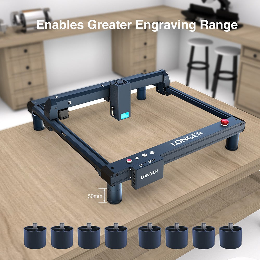 LONGER Laser B1 Engraver Raisers 58mm - 8pcs